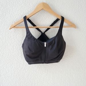 Victoria secret sport double layer sports bra zip front